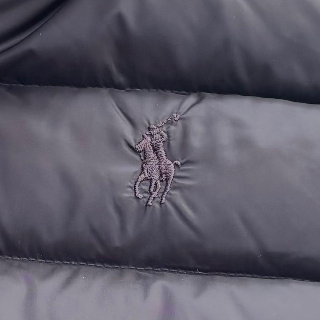 【1度着用のみ美品】 ポロラルフローレン ダウンベスト 近年モデル 刺繍ロゴ