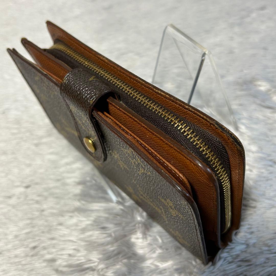 ルイヴィトン モノグラム ポルト パピエ ジップ　二つ折りコンパクトウォレット