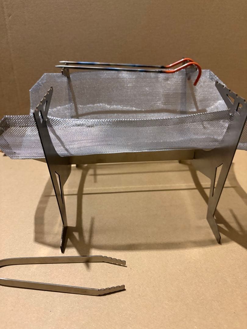 新品未使用ソラチタニウムギア焚き火台袋付き