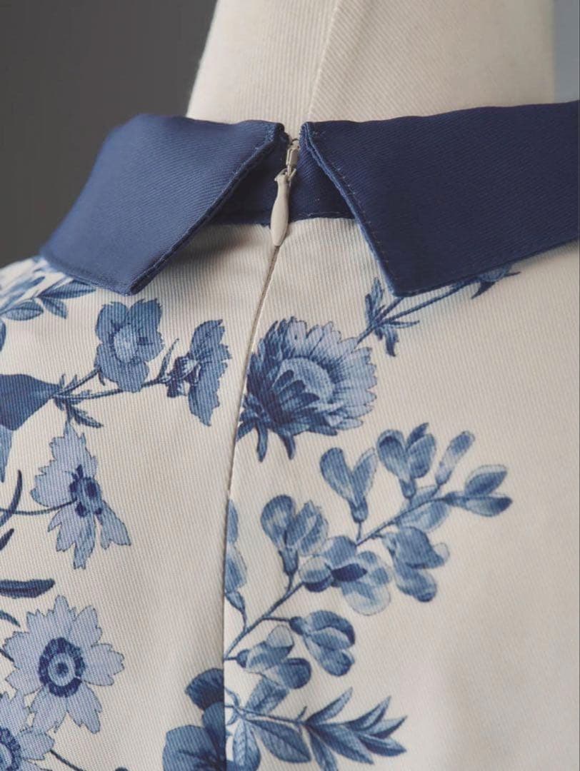 ワンピース Chouchou fleur bicolor one-piece