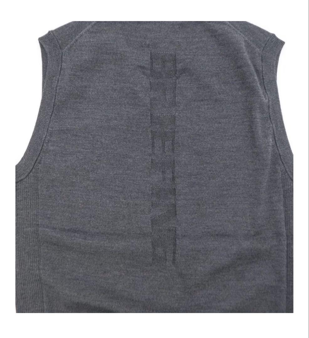 定価¥26,400／新品タグ付き　メリノウール100％ Vネックベスト XL