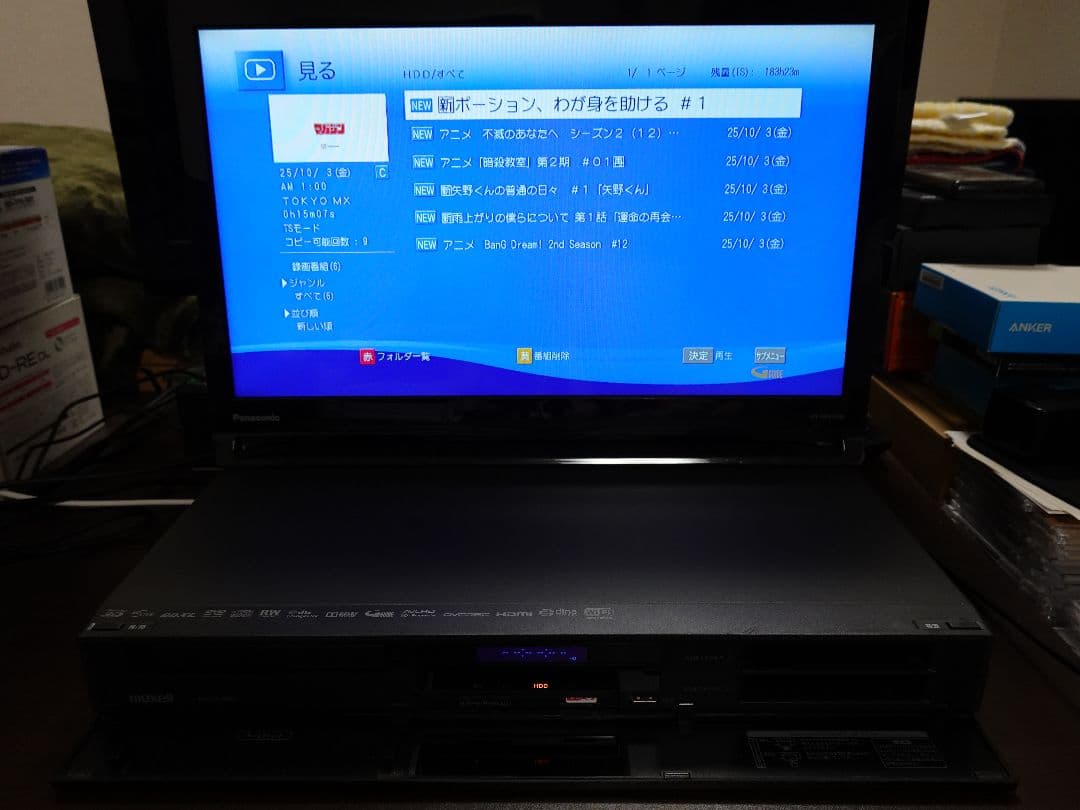 BIV-TW1000 HDD 新品2TB換装済+新品BD換装済+純正リモコン付⑱