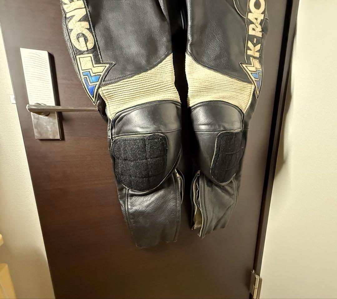 KUSHITANI サイズL ツナギレーシングスーツ　クシタニ 牛革レザー