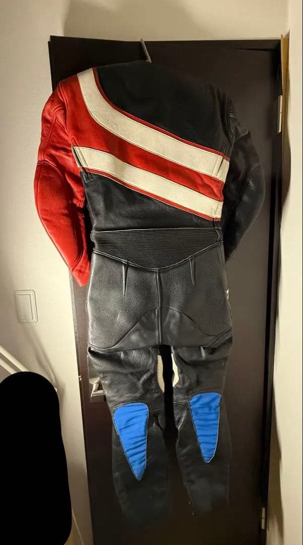 KUSHITANI サイズL ツナギレーシングスーツ　クシタニ 牛革レザー