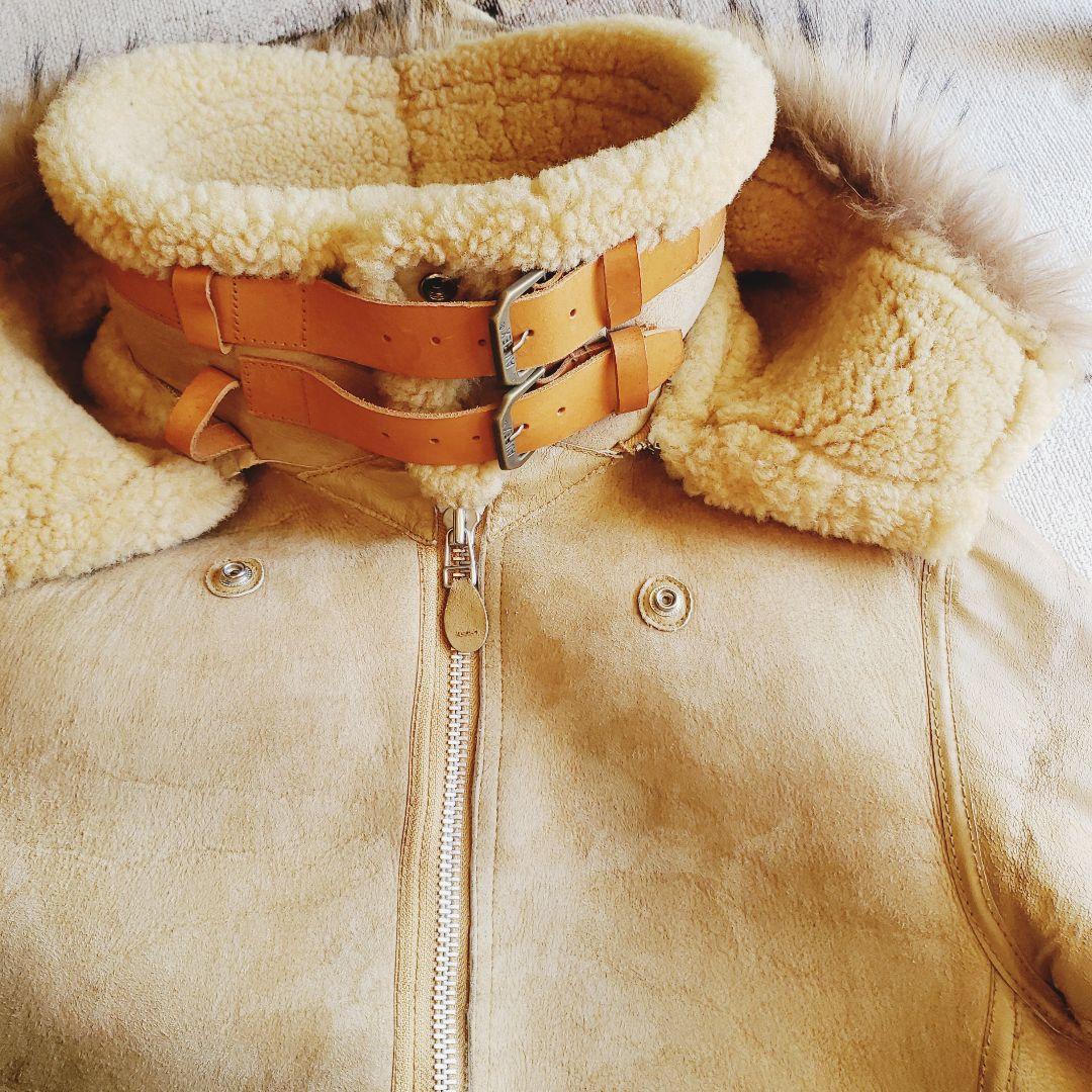 中古【AVIREX】アヴィレックス B-3フライトジャケット 38ムートン 大戦