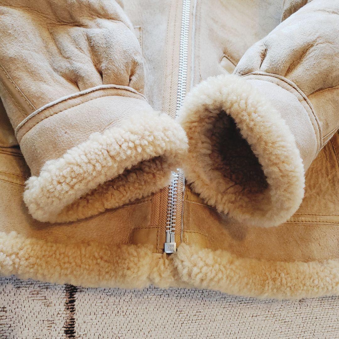 中古【AVIREX】アヴィレックス B-3フライトジャケット 38ムートン 大戦