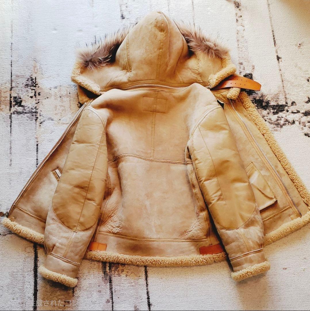 中古【AVIREX】アヴィレックス B-3フライトジャケット 38ムートン 大戦