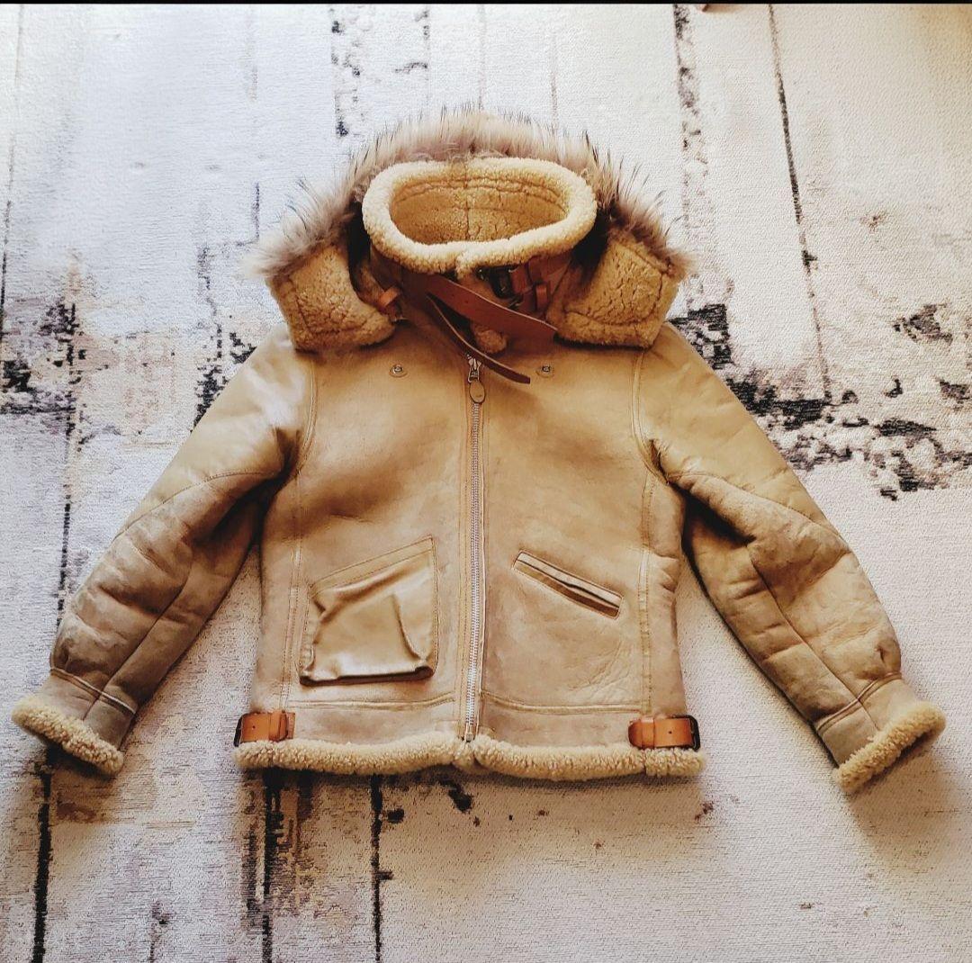 中古【AVIREX】アヴィレックス B-3フライトジャケット 38ムートン 大戦