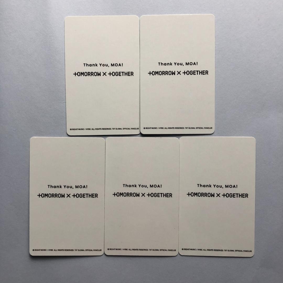 TXT お友達紹介 特典 FC 新規入会 トレカ 5枚全員