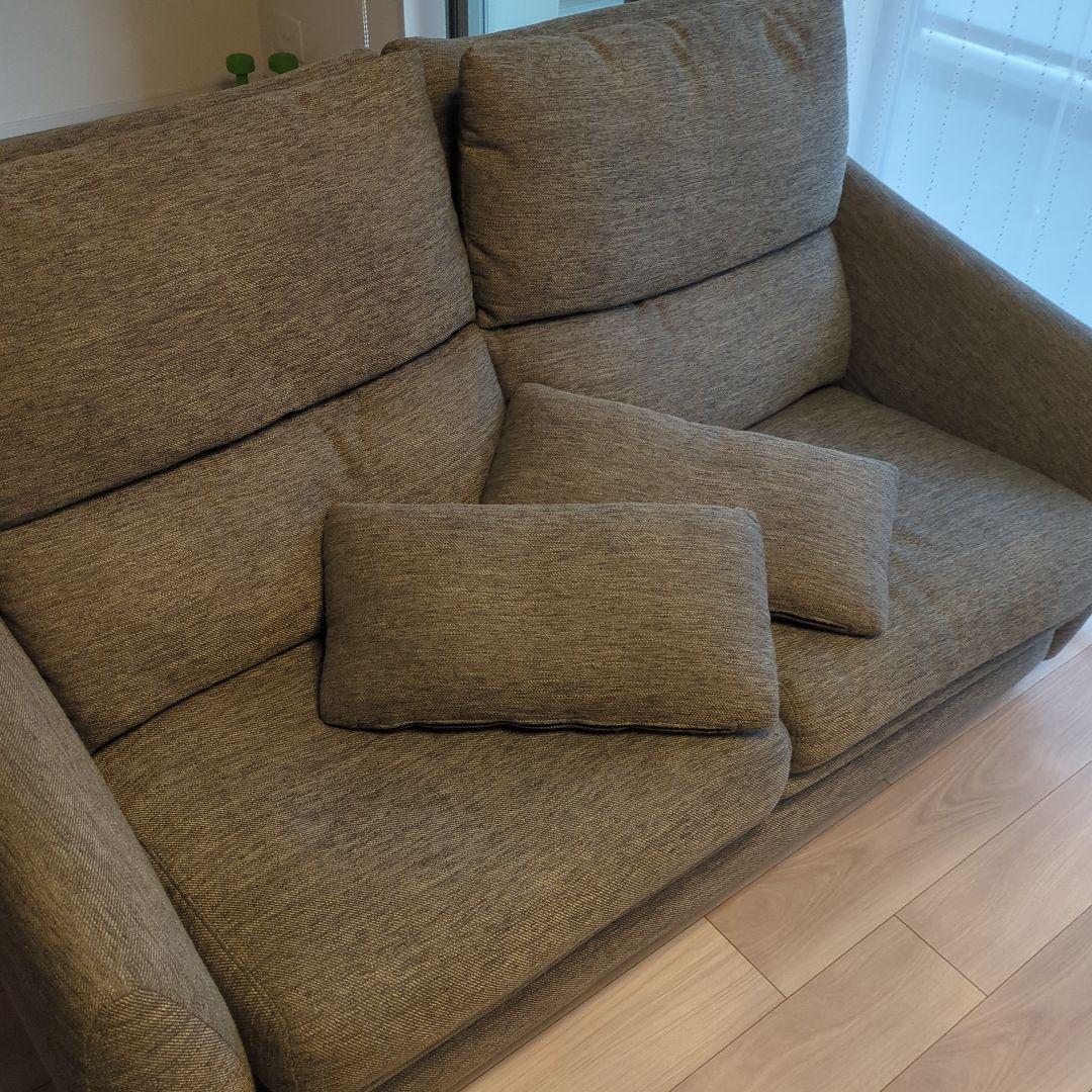 【NITORI】横幅155cm 布張りソファ(Nポケット BS09)