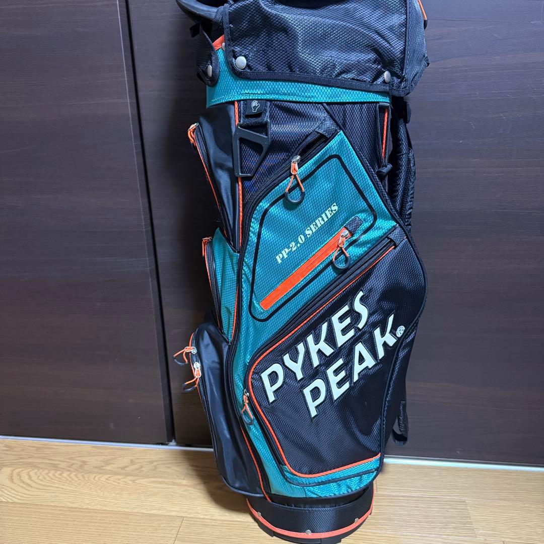 現行品 PYKES PEAK キャディバッグ ゴルフ PPS-0 SERIES