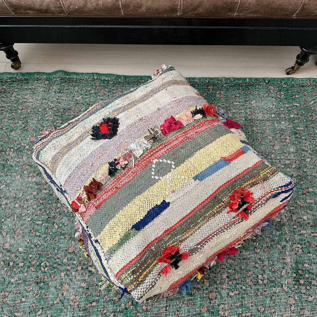 sac モロッコのヴィンテージプフ16