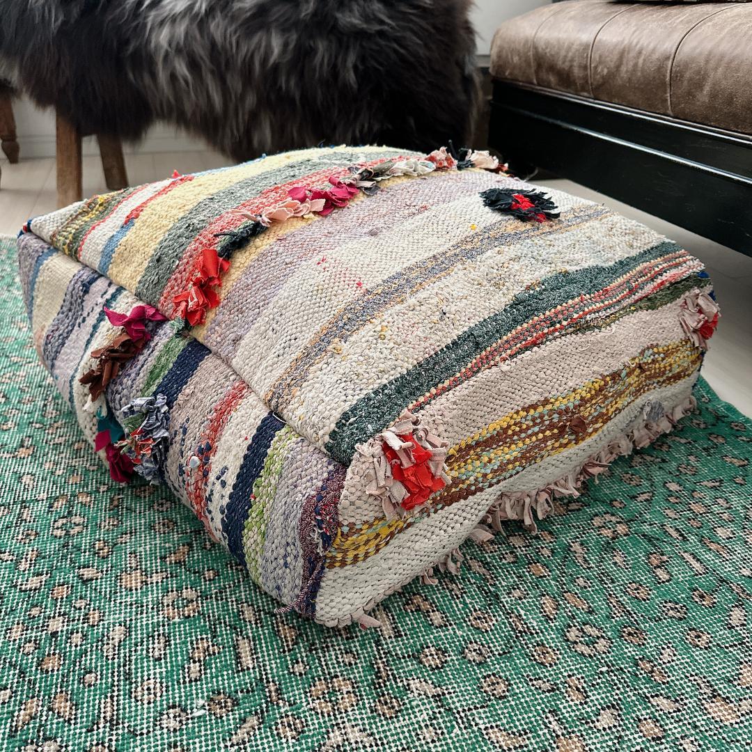 sac モロッコのヴィンテージプフ16