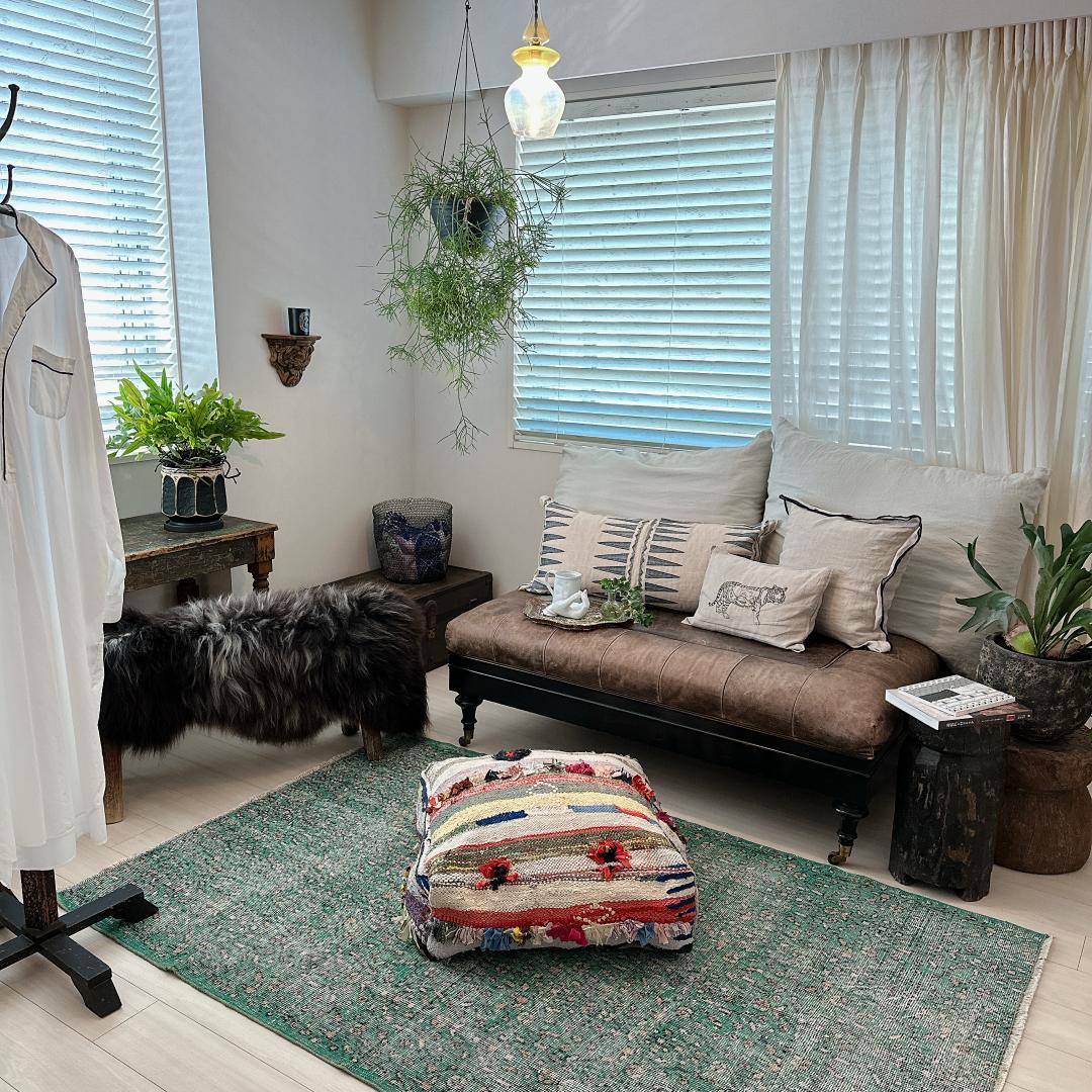 sac モロッコのヴィンテージプフ16