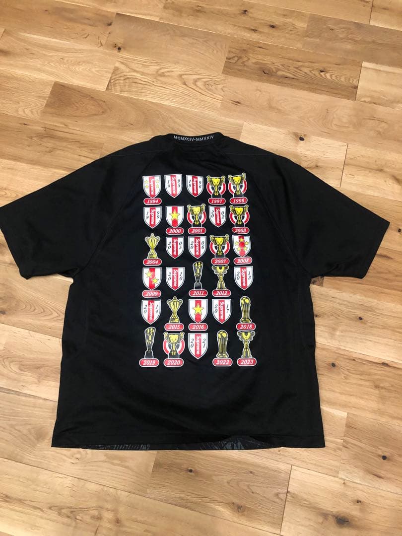 Supreme ブラック スポーツシャツ S