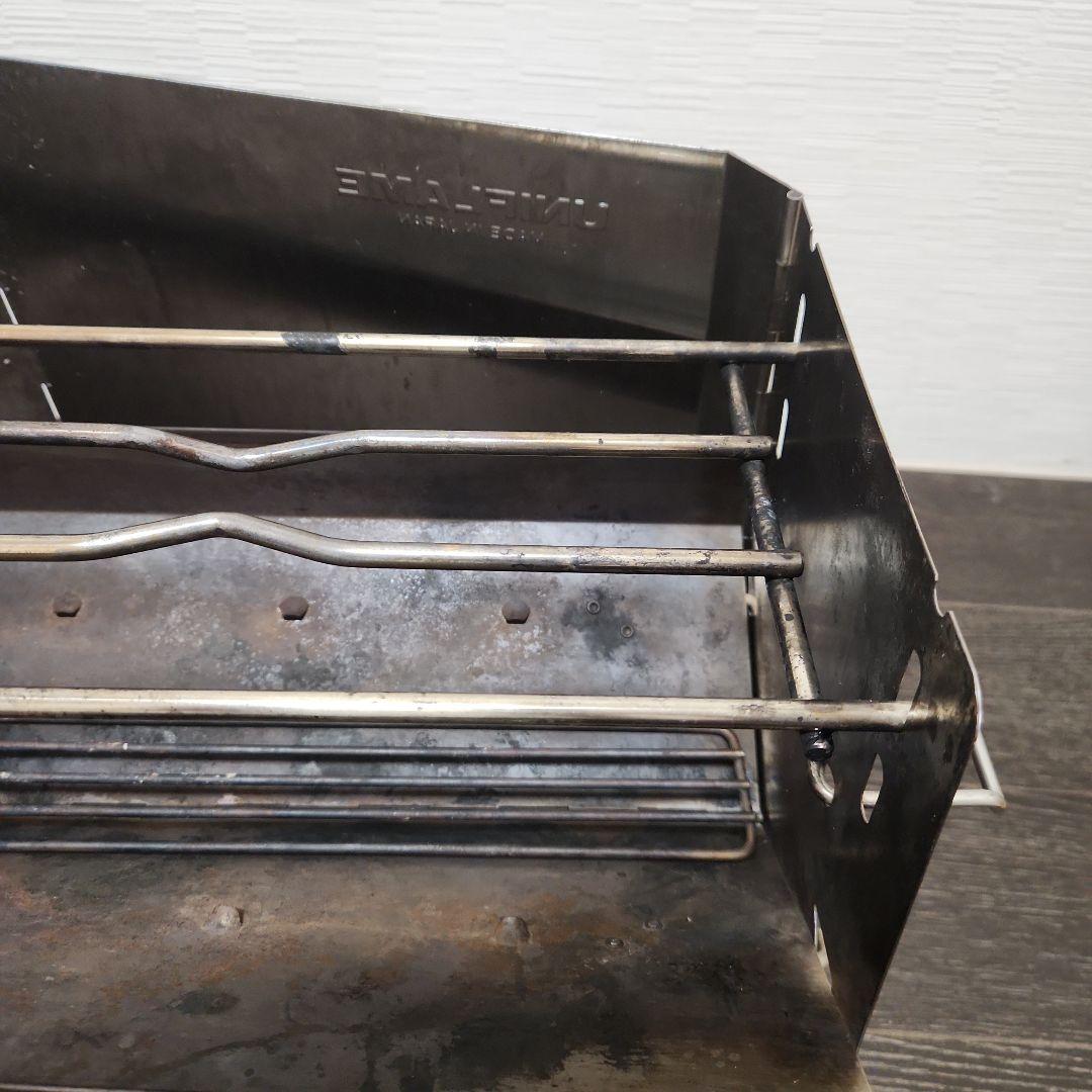 【廃盤品】ユニフレーム 薪グリルラージ 焚き火台