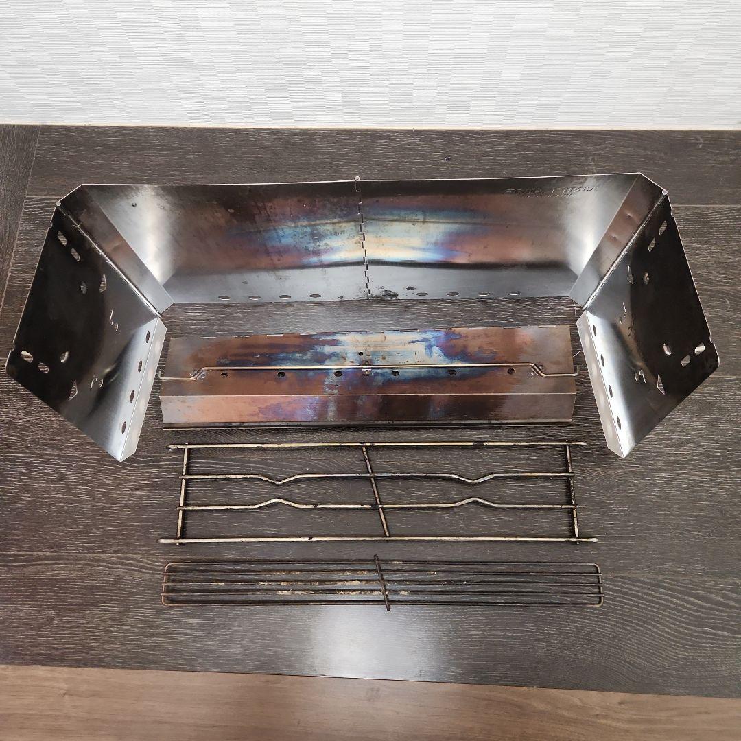 【廃盤品】ユニフレーム 薪グリルラージ 焚き火台