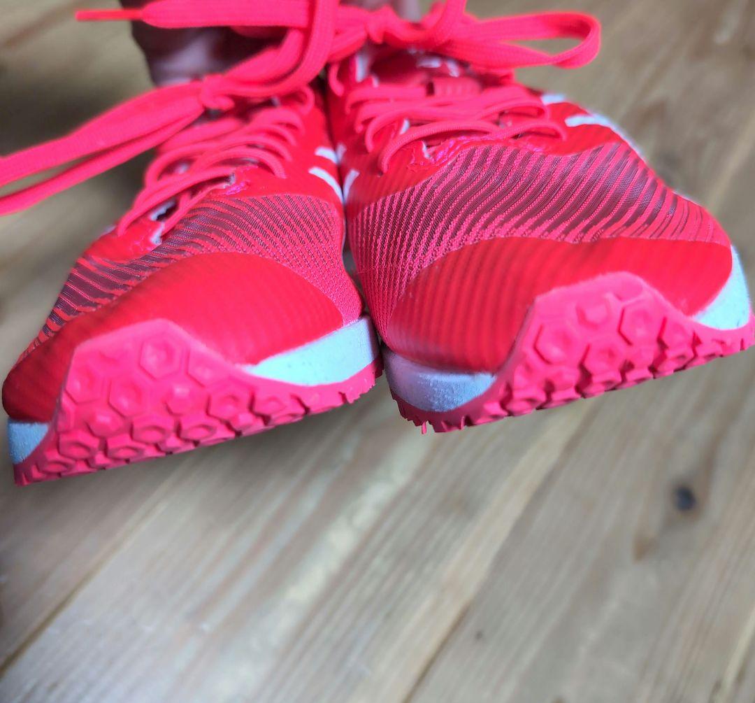 トレーニングシューズ　アシックス　ウィンドスプリント3　レッド24.0cm 美品