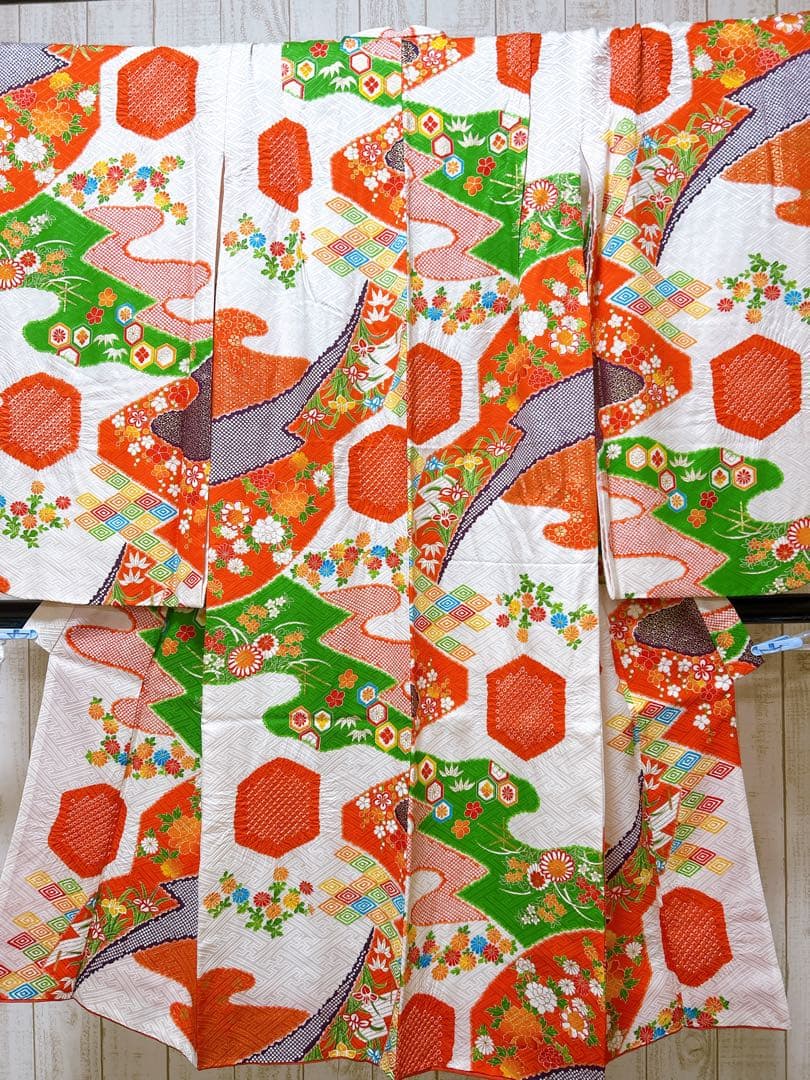 アンティークお着物フルセット♡七五三　7歳　女の子　一式　正絹　レトロ