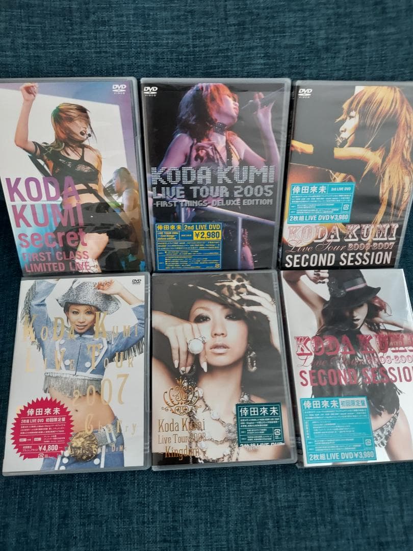 倖田來未　ライブDVD６枚セット　オマケ有