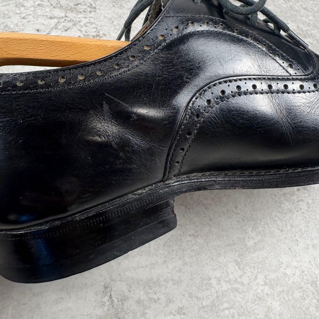 Church's チャーチ　内羽　ストレートチップ　メダリオン　レザーシューズ