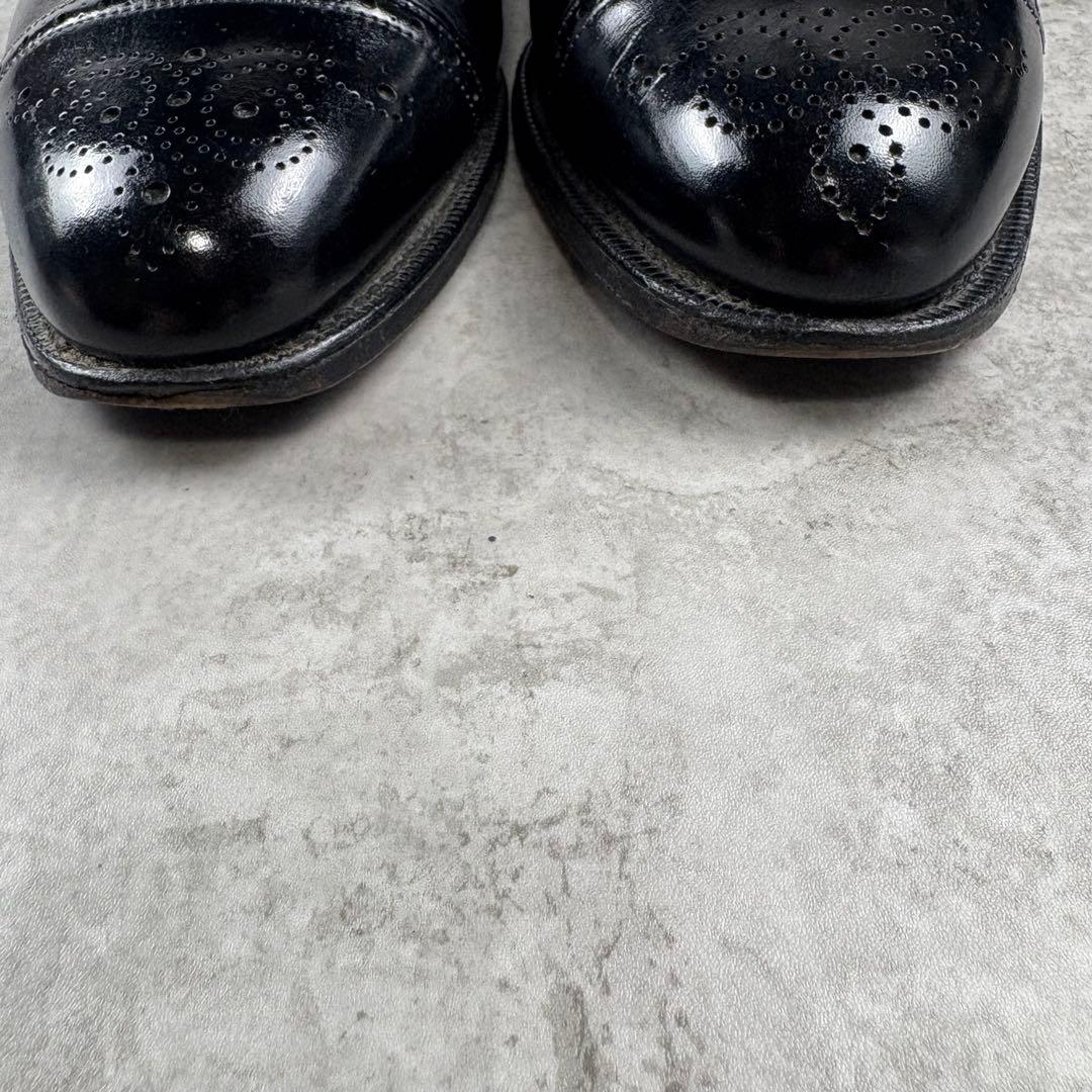 Church's チャーチ　内羽　ストレートチップ　メダリオン　レザーシューズ