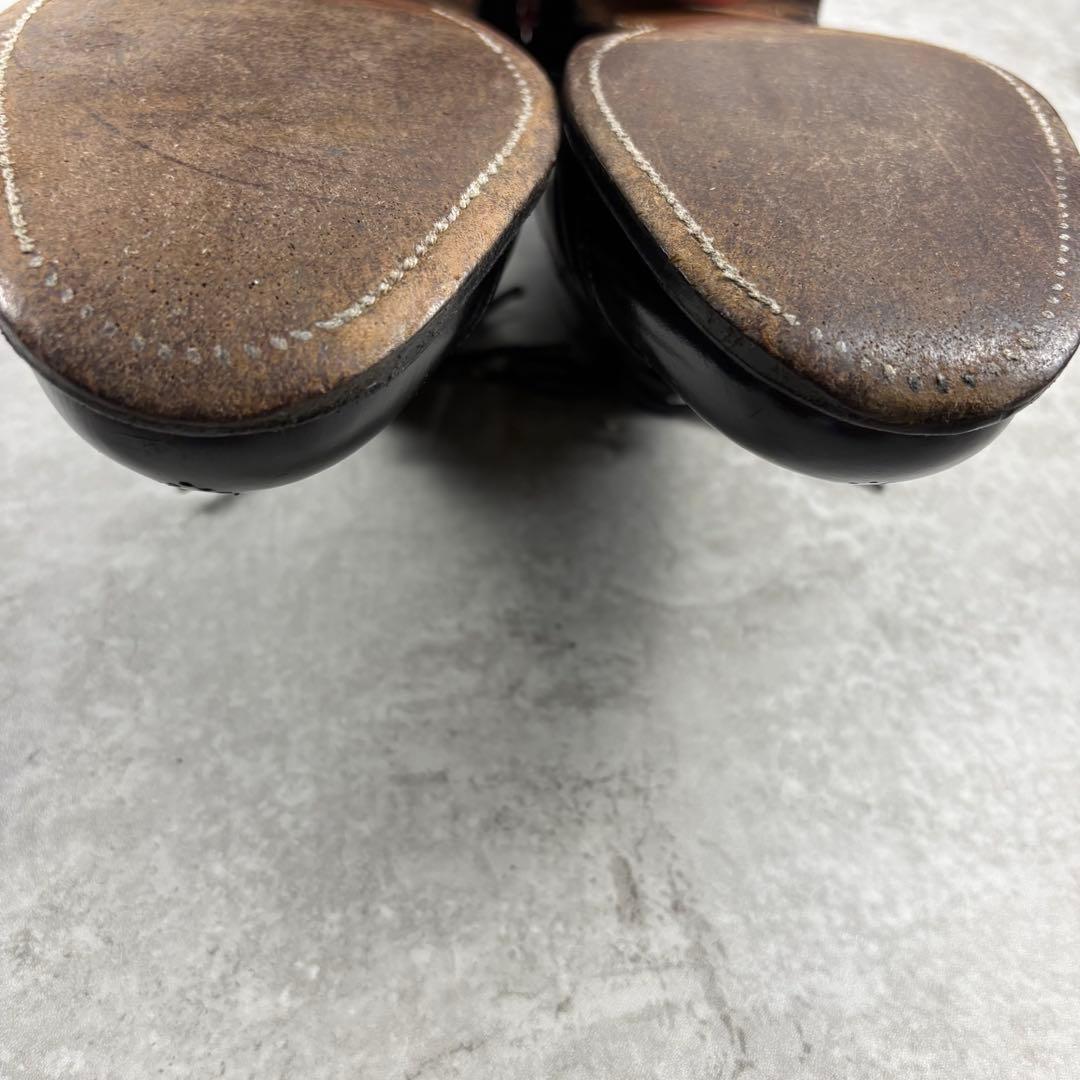 Church's チャーチ　内羽　ストレートチップ　メダリオン　レザーシューズ