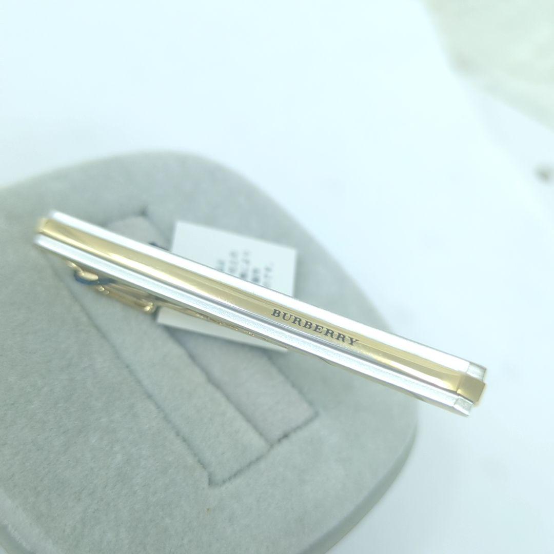 バーバリー ネクタイピン カフリンクス セット ゴールド シルバー ブラック