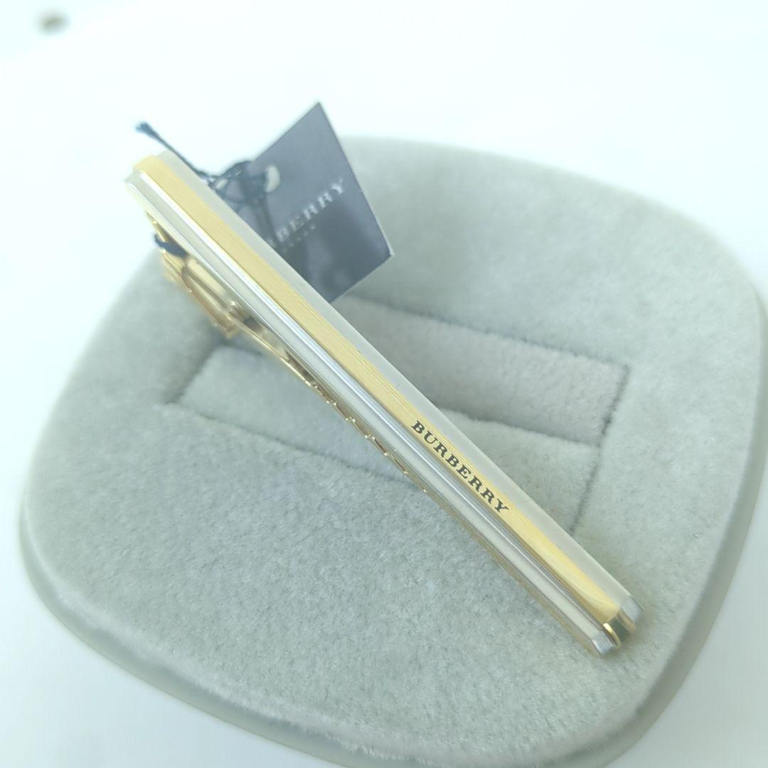 バーバリー ネクタイピン カフリンクス セット ゴールド シルバー ブラック