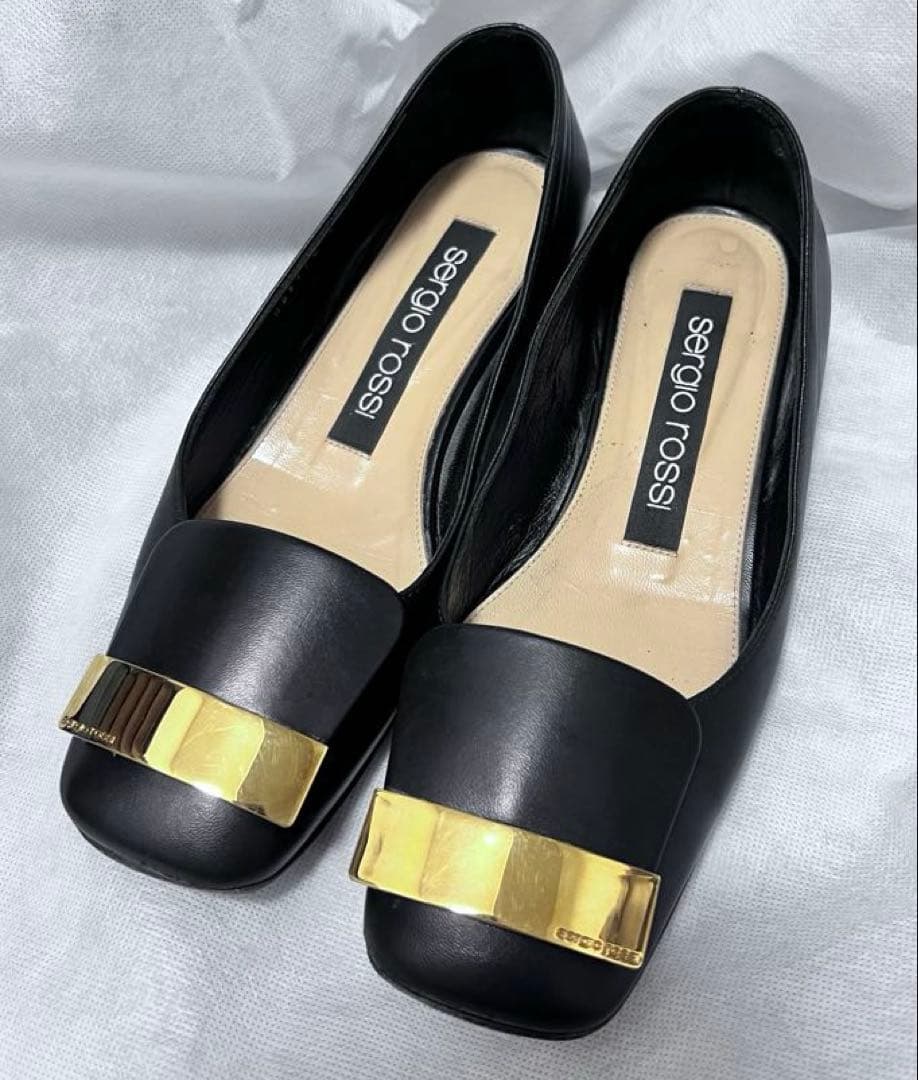 セルジオロッシ　SR1 バレリーナ　フラットパンプス　23.5cm