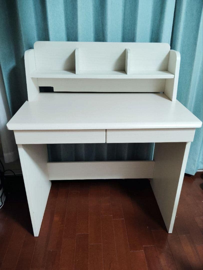 【送料込み】ニトリ 学習机 コンパクト　ホワイト 美品