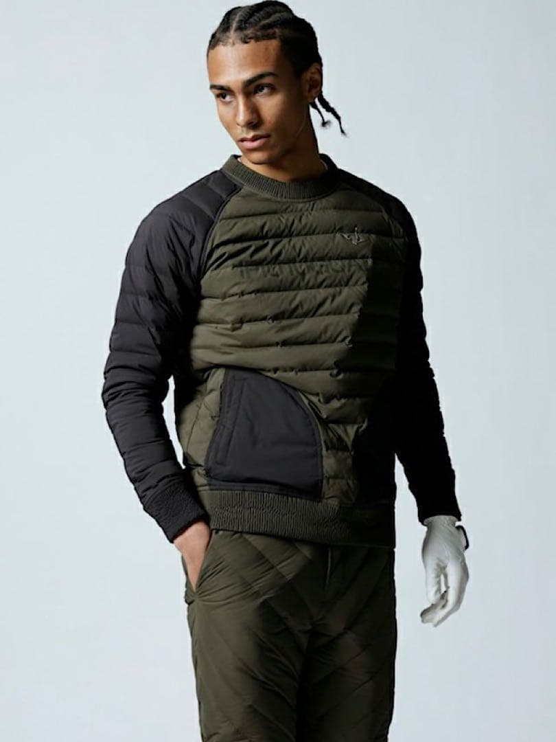 極美品1PIU1UGUALE3 GOLF定価20万円24AWダウンセットアップⅤ