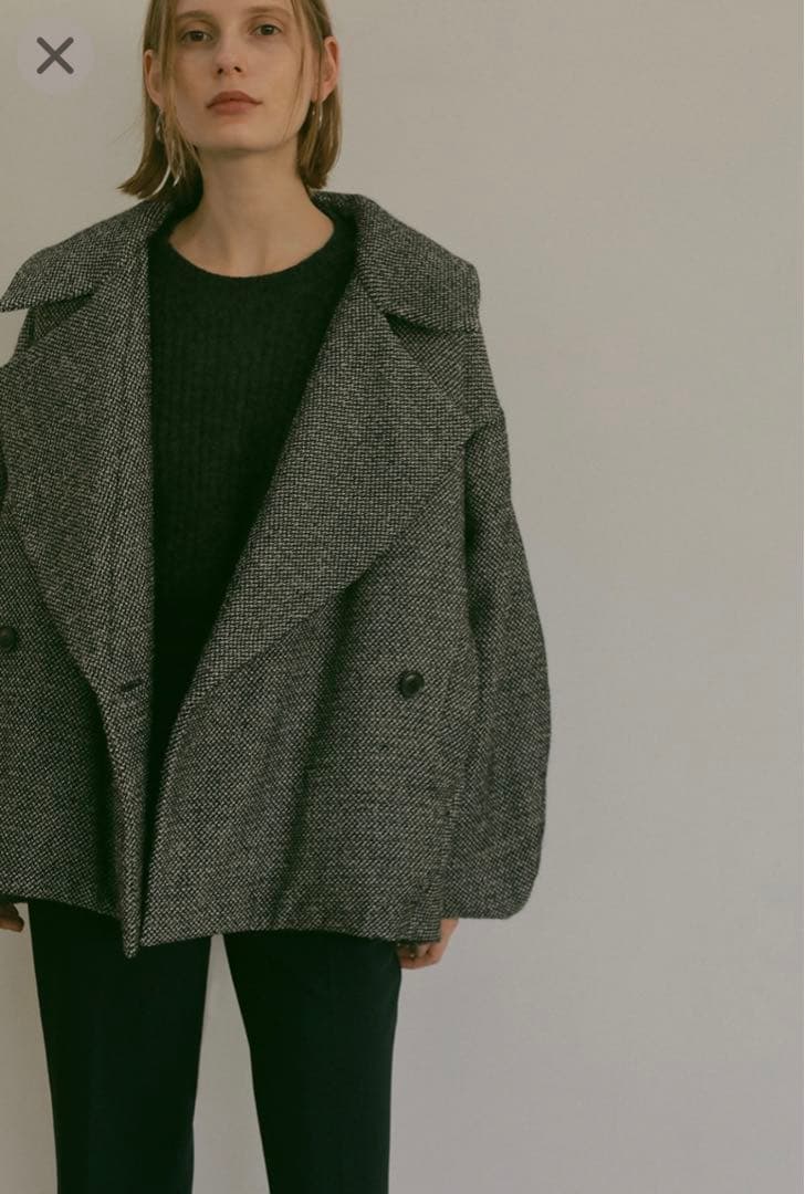 ジャケット・アウター MANOF COCOON LINE SHORT COAT