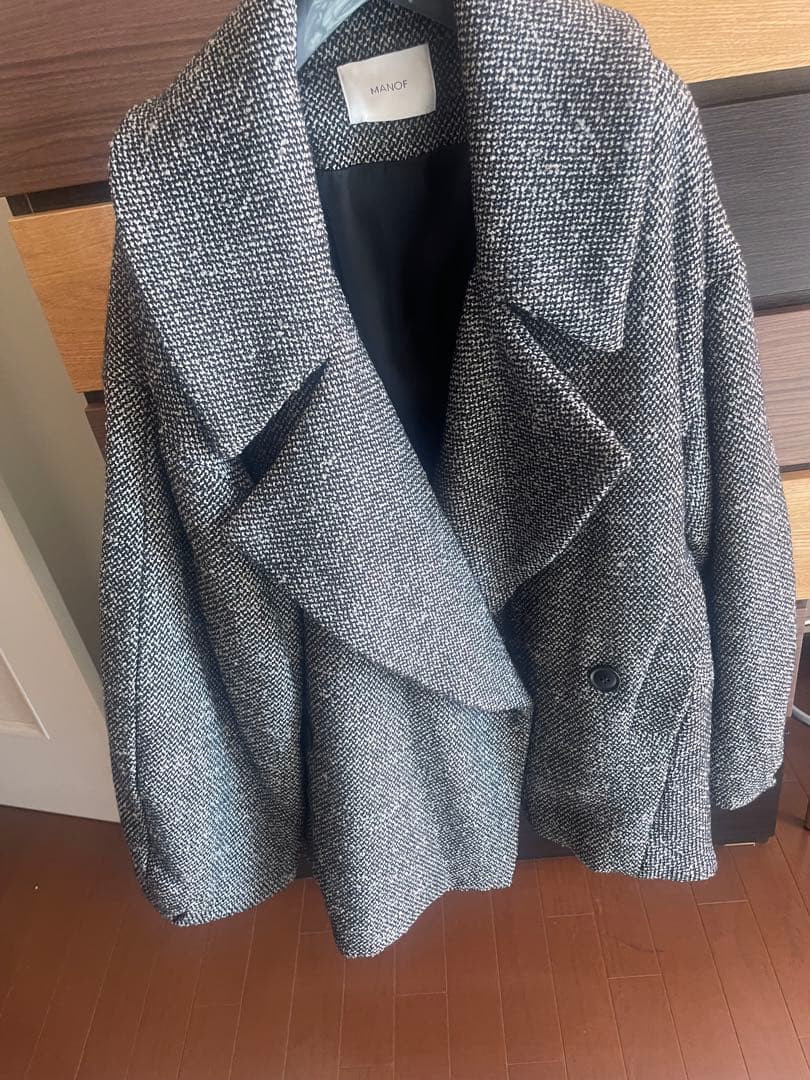 ジャケット・アウター MANOF COCOON LINE SHORT COAT