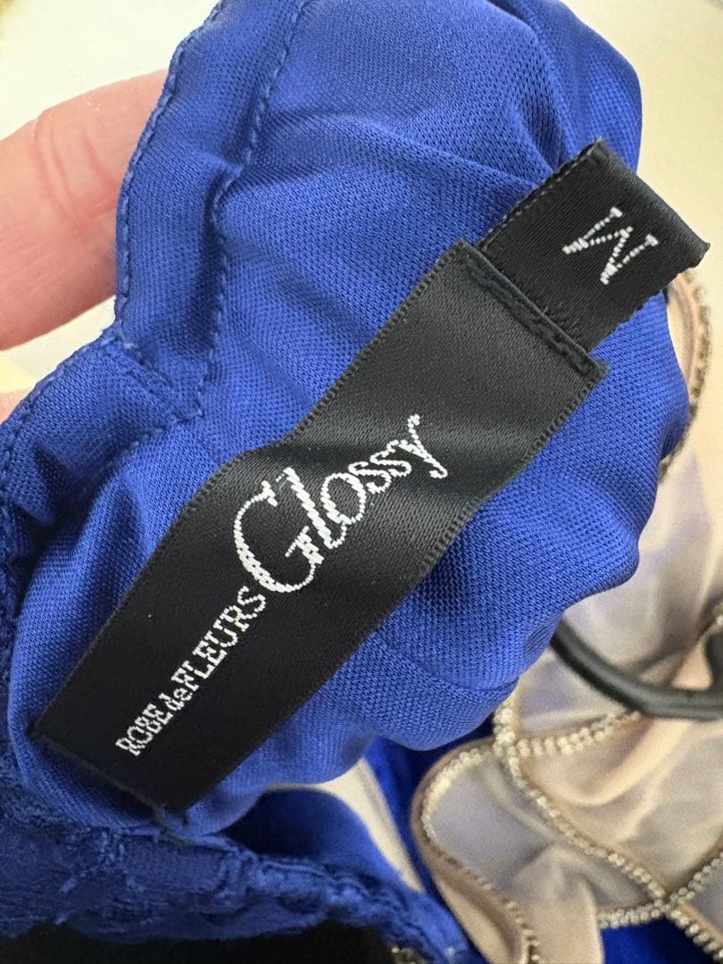 Robe de Fleurs ネイビーブルー ナイトドレス