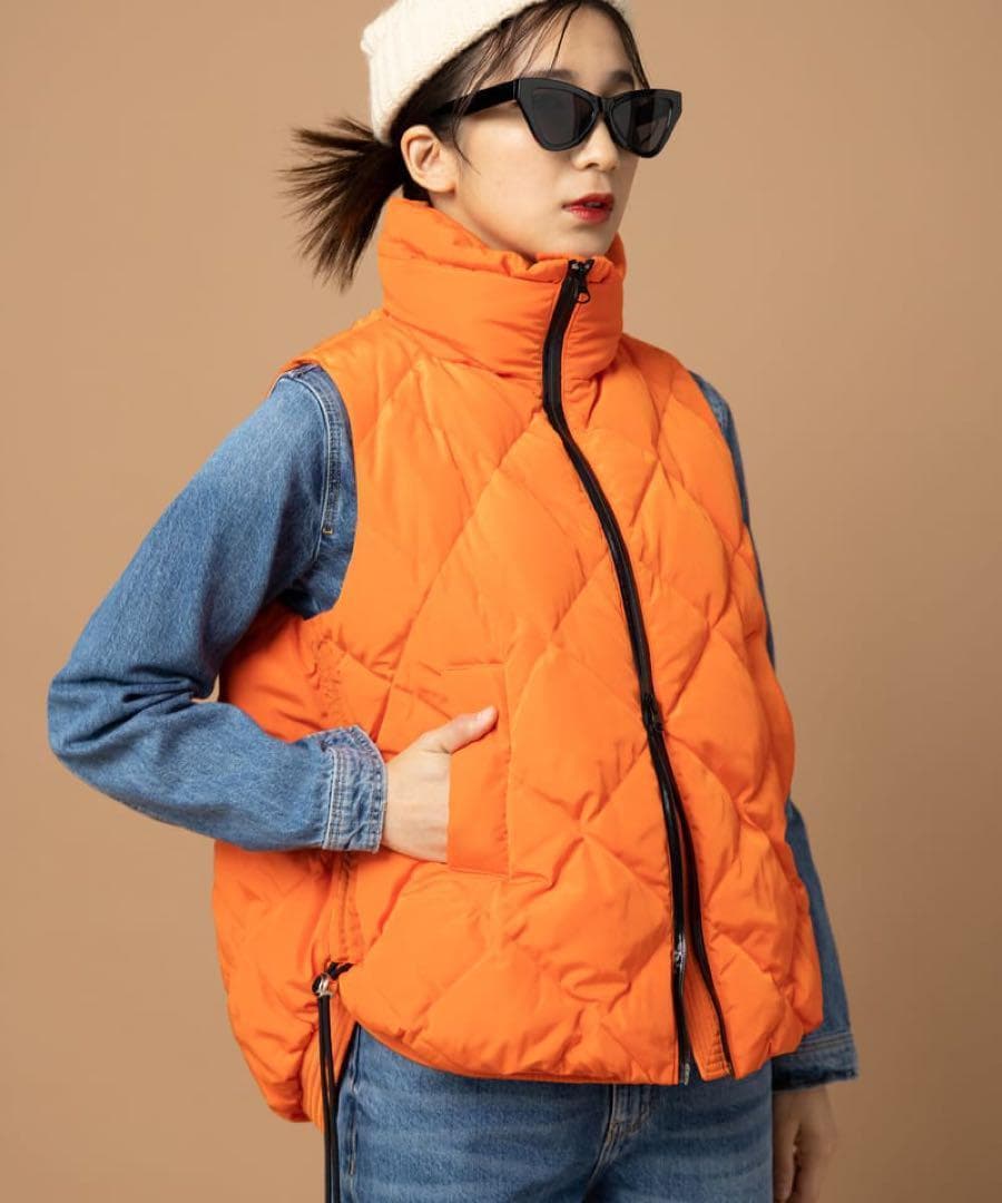 Margaux Vintage マルゴーヴィンテージ ダウンベストダブルジップ