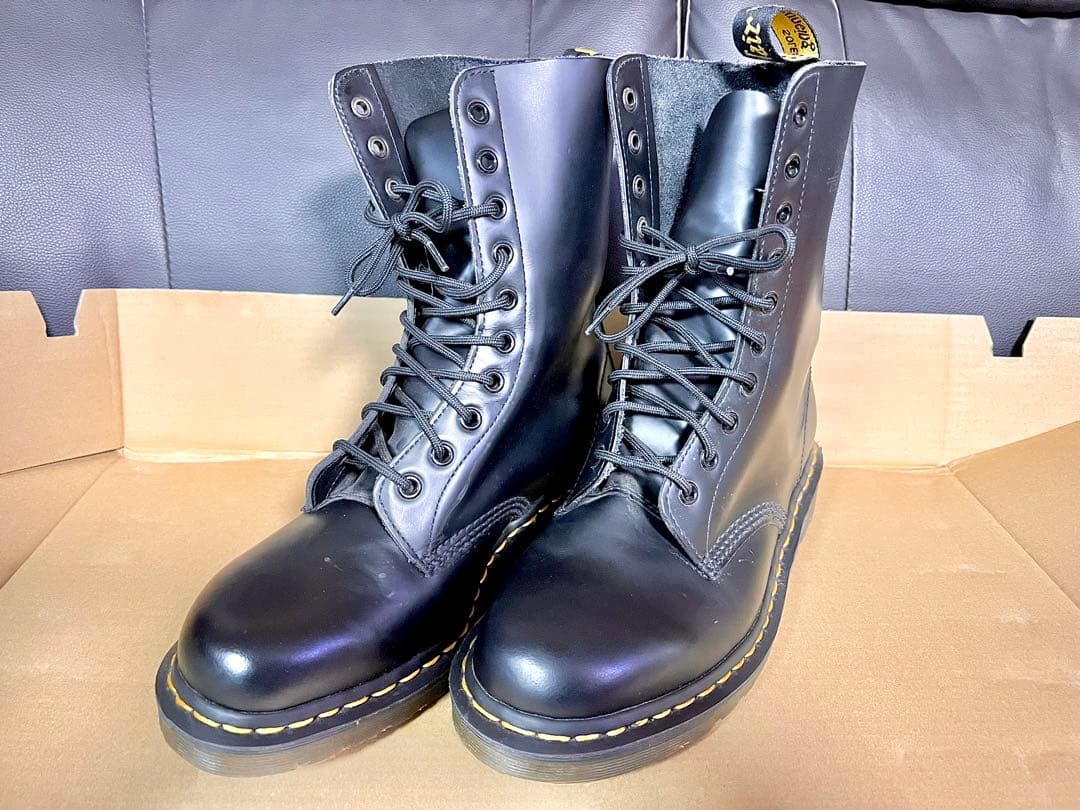 ドクターマーチン 1490 10 ホール ブーツ STANDARD FIT 美品