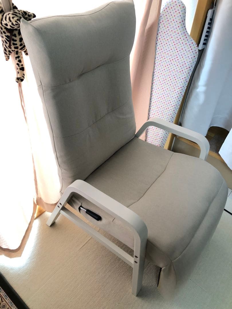 アイリスオーヤマ❣️リクライニングウッドアームチェア