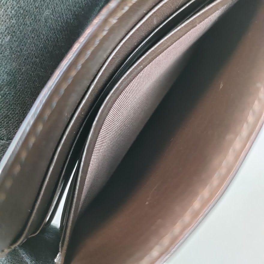 美品 SOMES SADDLE ソメスサドル マネークリップ コードバン 茶