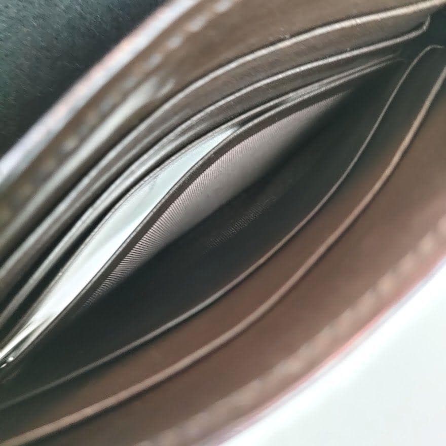 美品 SOMES SADDLE ソメスサドル マネークリップ コードバン 茶