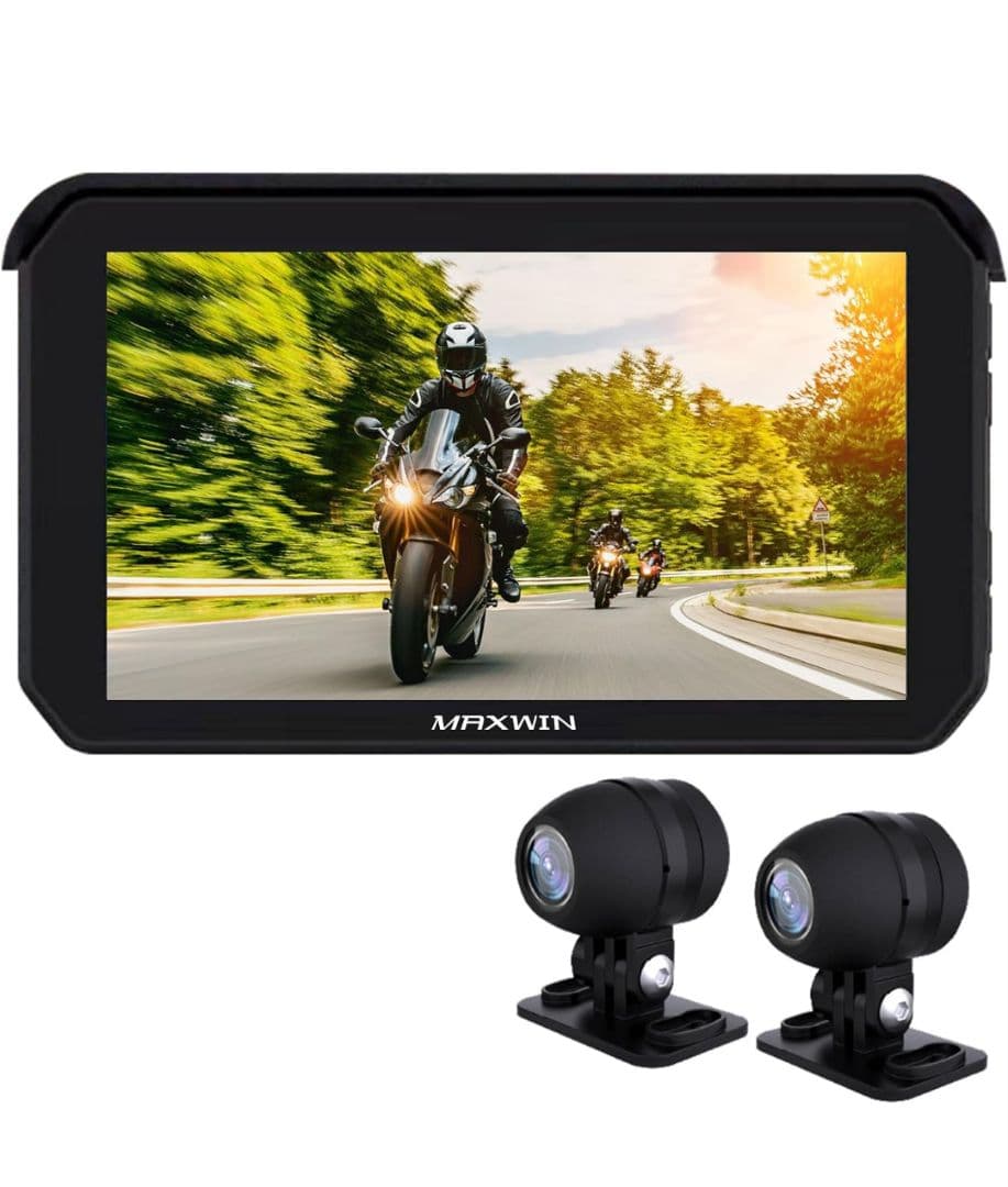 MAXWIN バイク用 ドライブレコーダー 2カメラ BDVR-C002 新品
