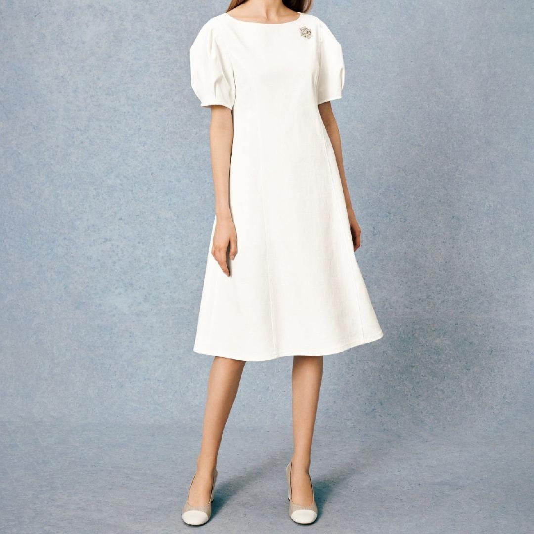 専用★現行品★★FOXEY/フォクシードレス ワンピース パロマ ホワイト38