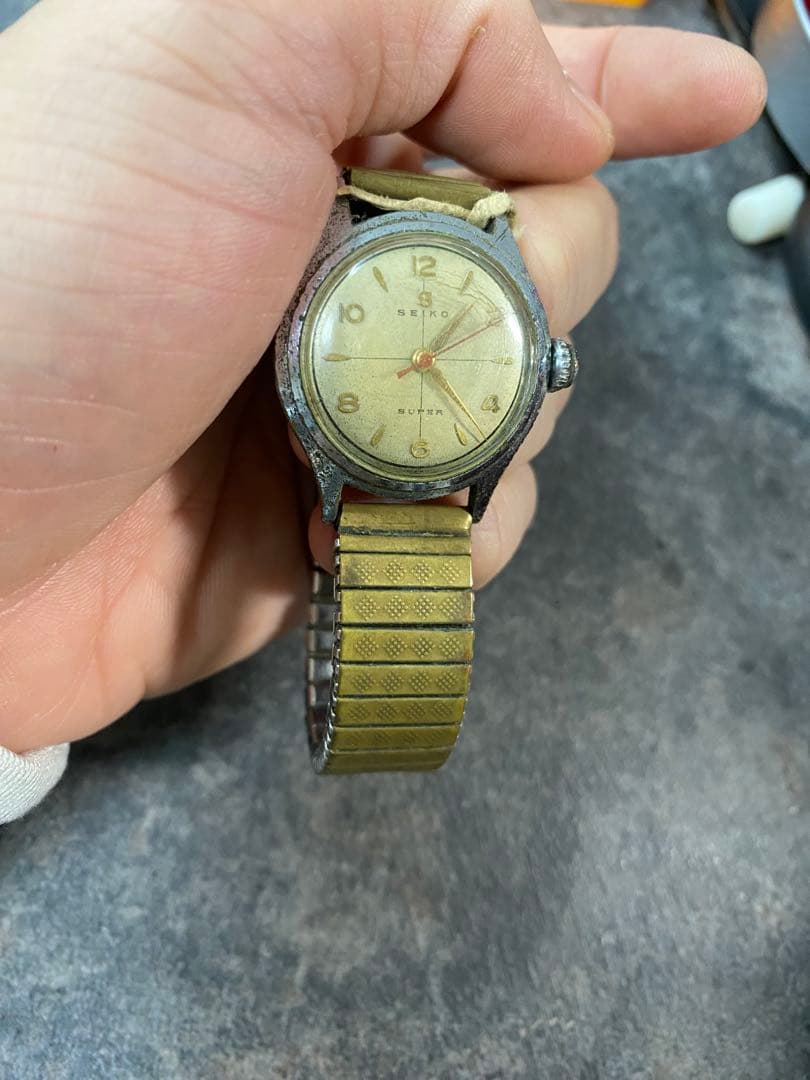 ヴィンテージ時計、金メッキ時計