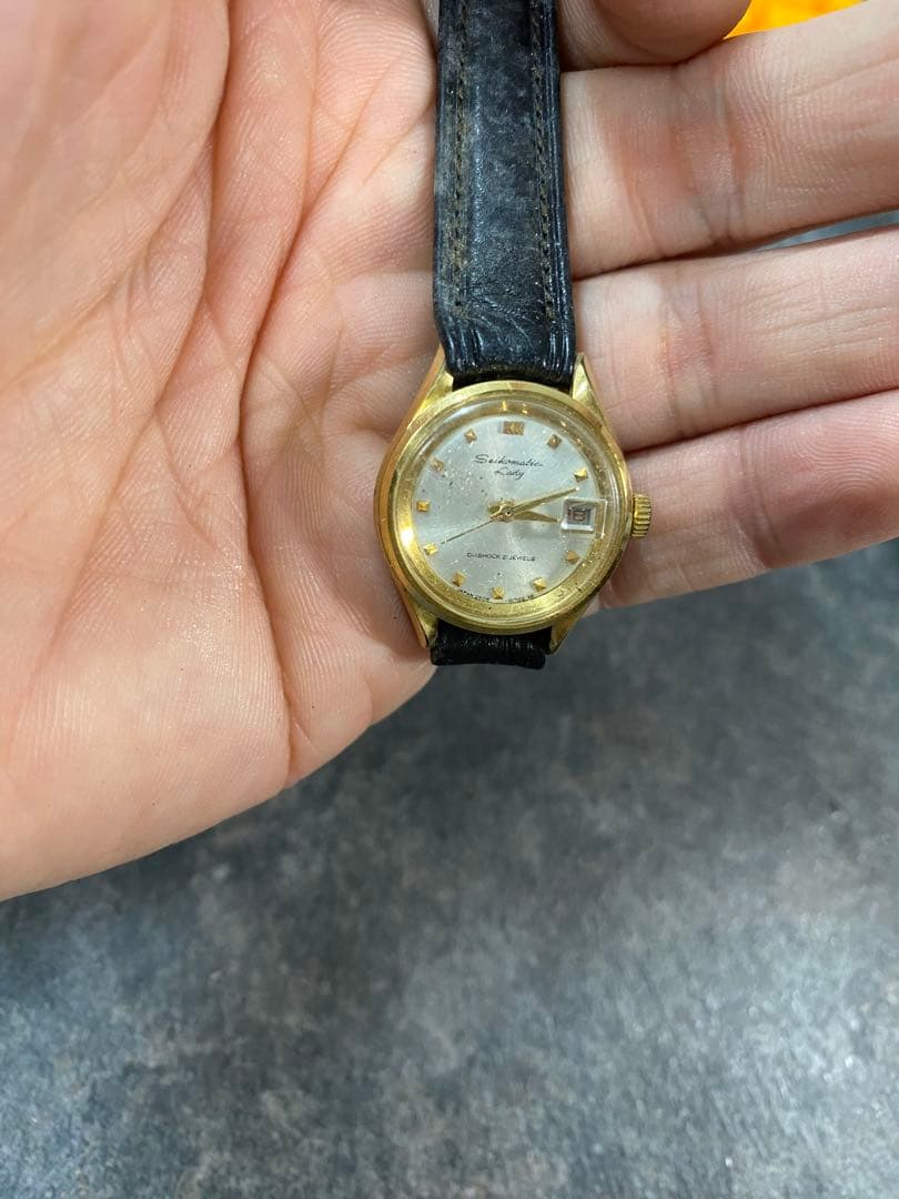 ヴィンテージ時計、金メッキ時計