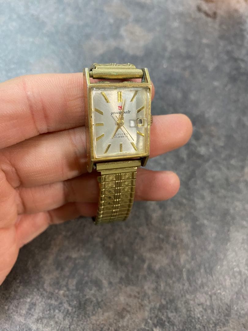 ヴィンテージ時計、金メッキ時計