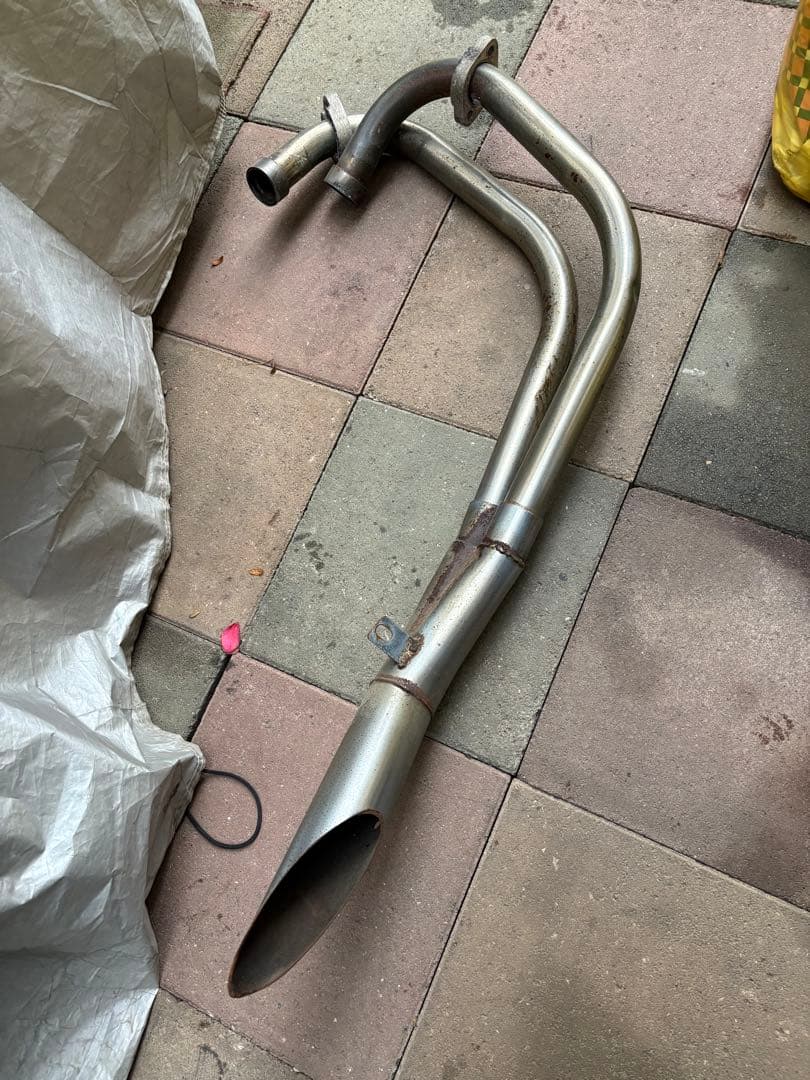 [今だけ送料込み‼️]GS400 斜切りマフラー