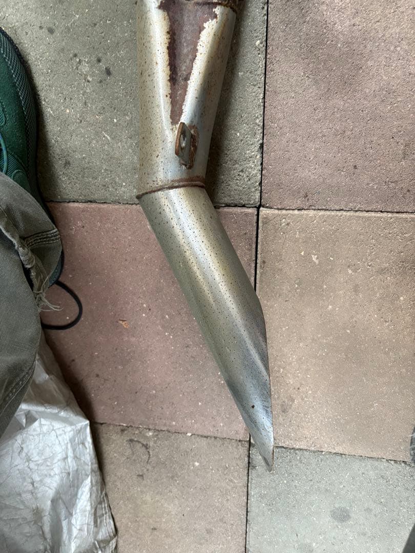 [今だけ送料込み‼️]GS400 斜切りマフラー