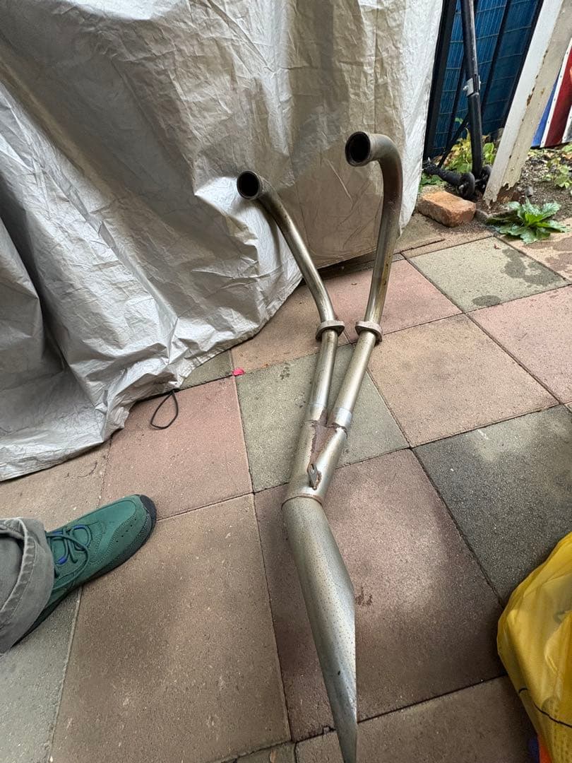 [今だけ送料込み‼️]GS400 斜切りマフラー