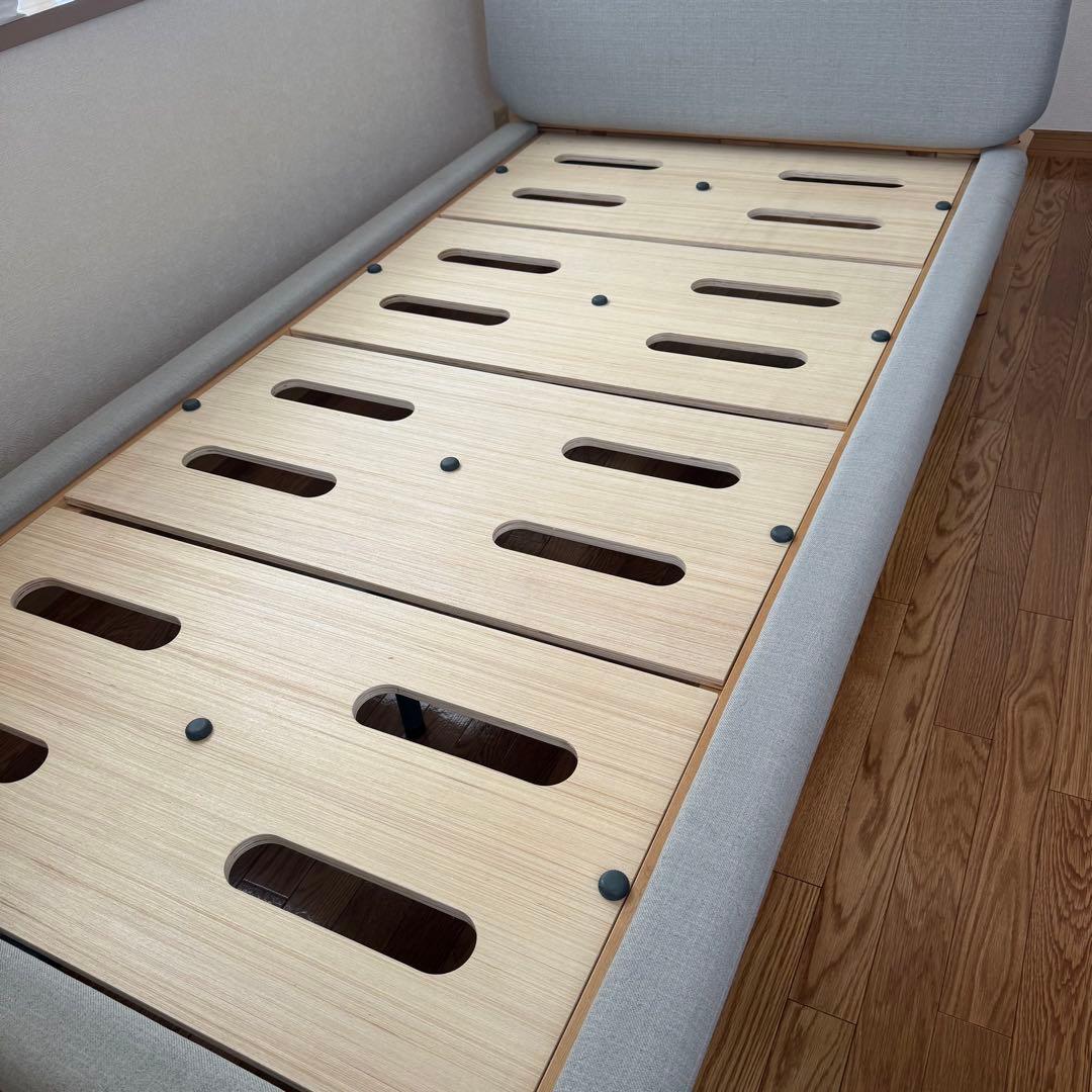 コアラマットレス　シングルベッドフレーム 木製スラット