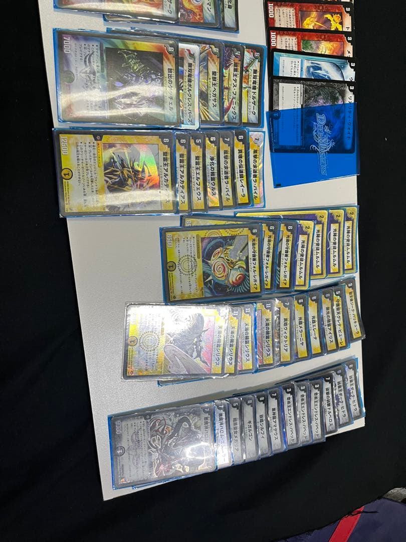 k*i様 まとめ売りデュエルマスターズカード キラカードはスリーブ入・ボックス、